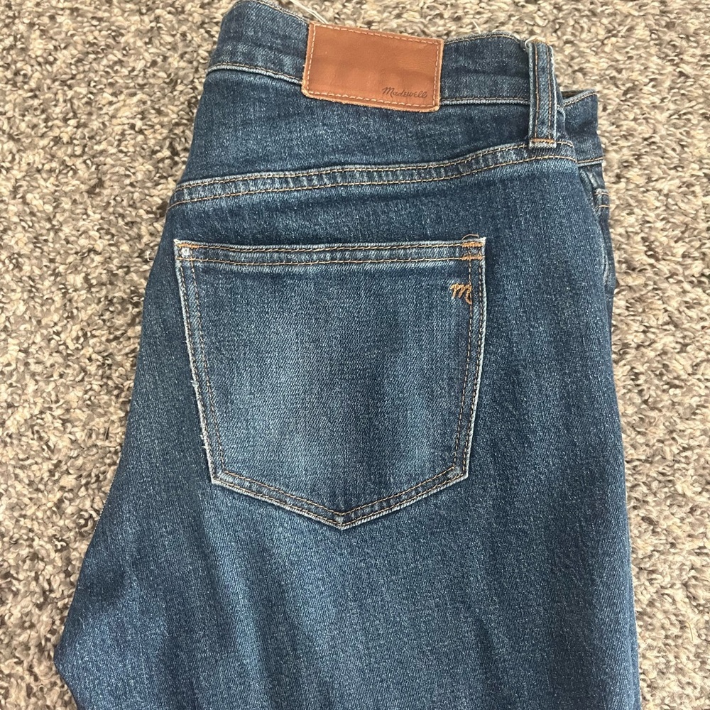 Madewell Indigo Denim Jeans with Copper Accents